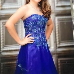 Purple pageant dress